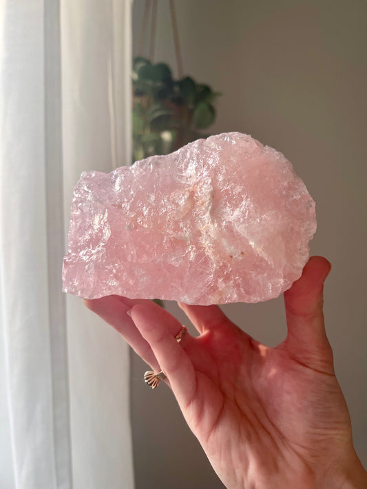 Rose Quartz chunk from Brazil 05