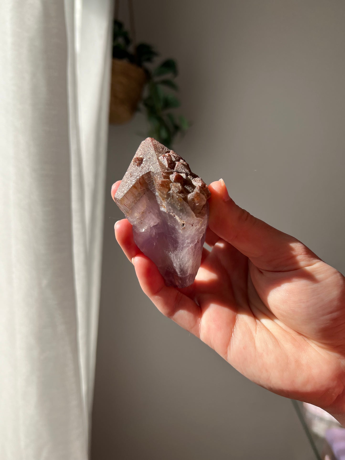 Amethyst with Hematite from Brazil