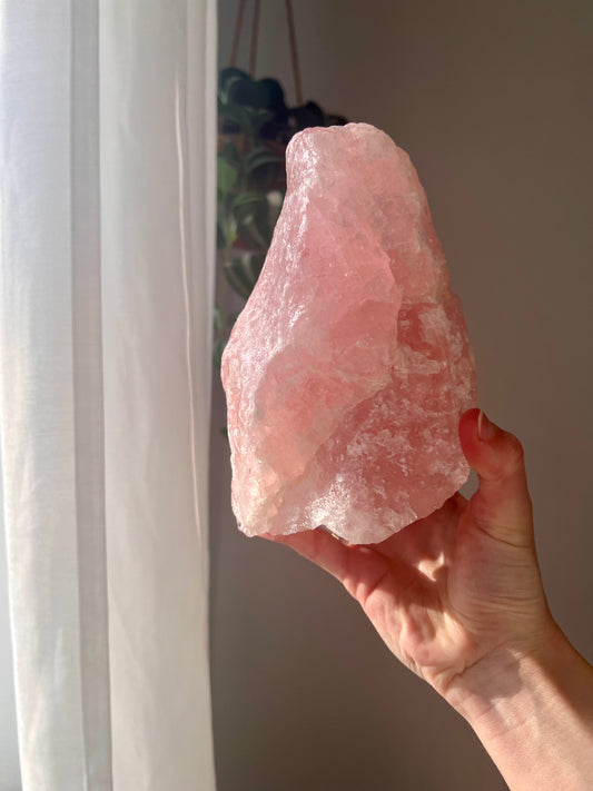 2.6kg Rose Quartz chunk from Brazil 03