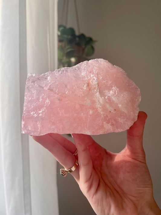 Rose Quartz chunk from Brazil 05