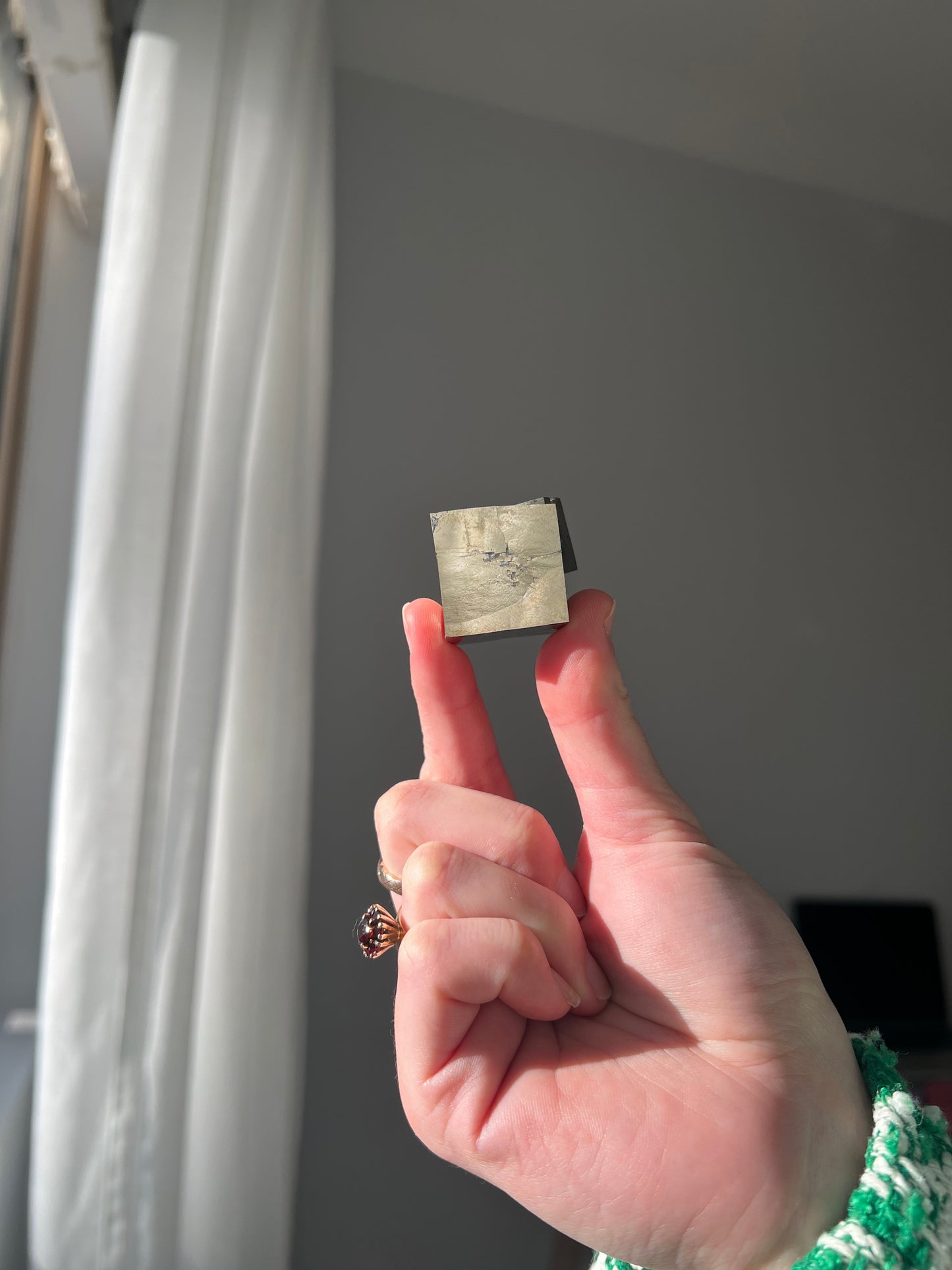 Pyrite cube from Peru 01