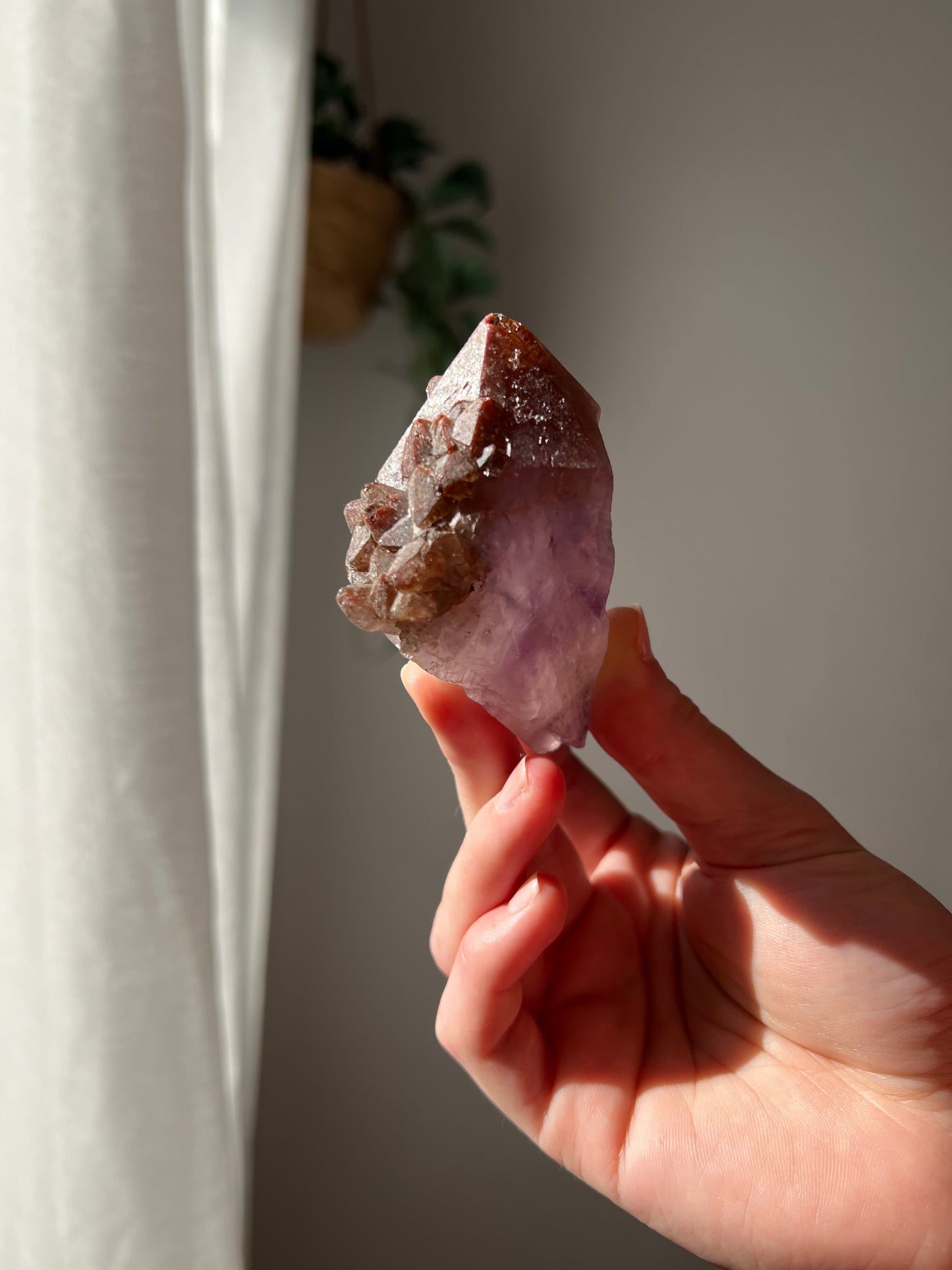 Amethyst with Hematite from Brazil