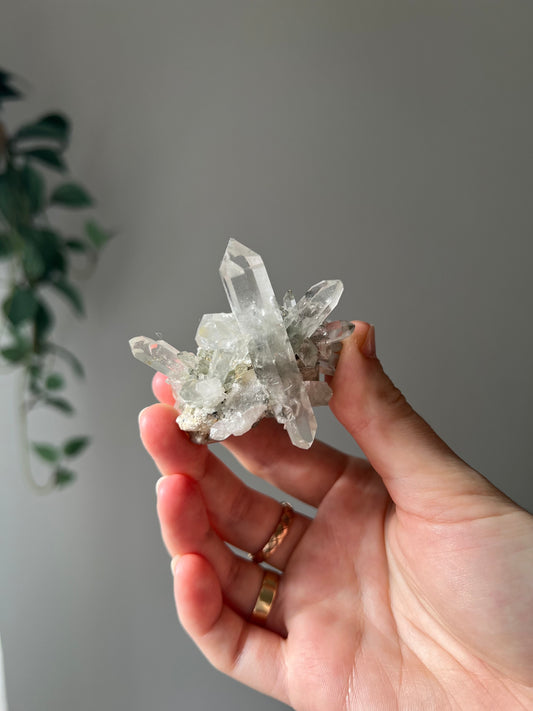 Quartz with chlorite from Afghanistan