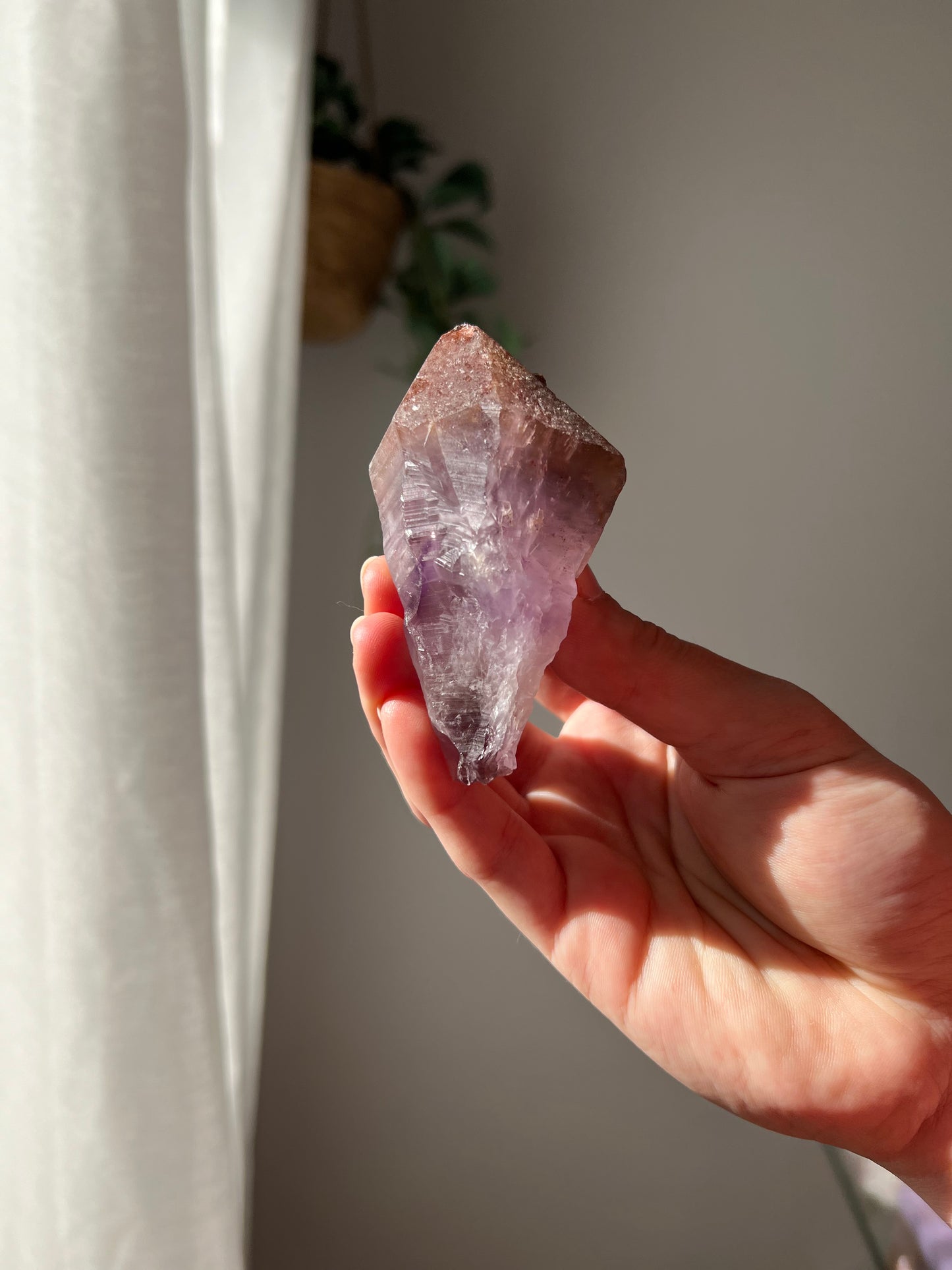Amethyst with Hematite from Brazil