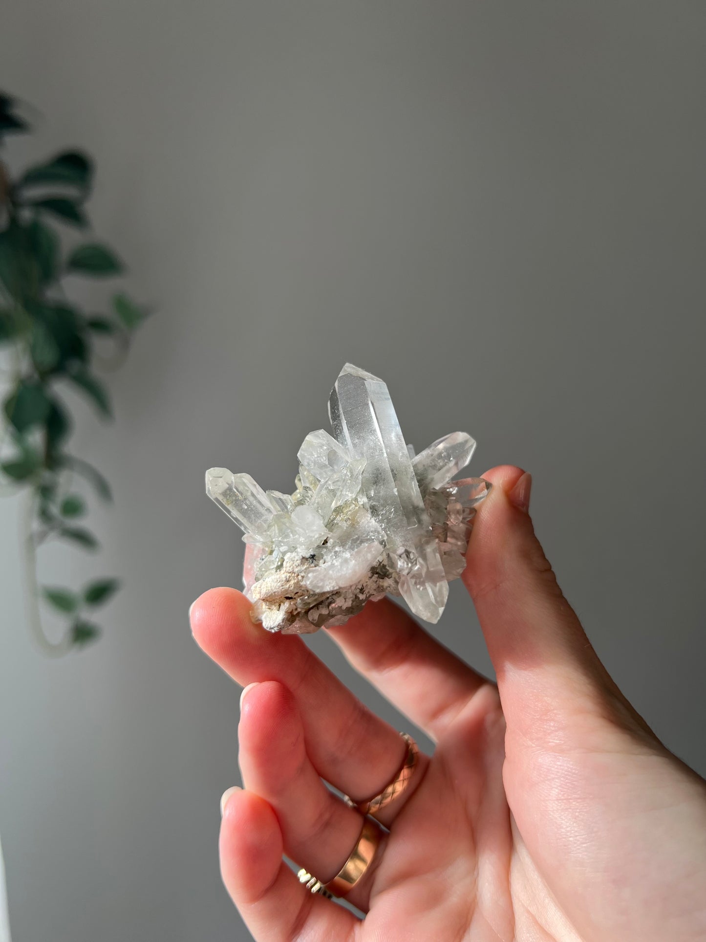Quartz with chlorite from Afghanistan