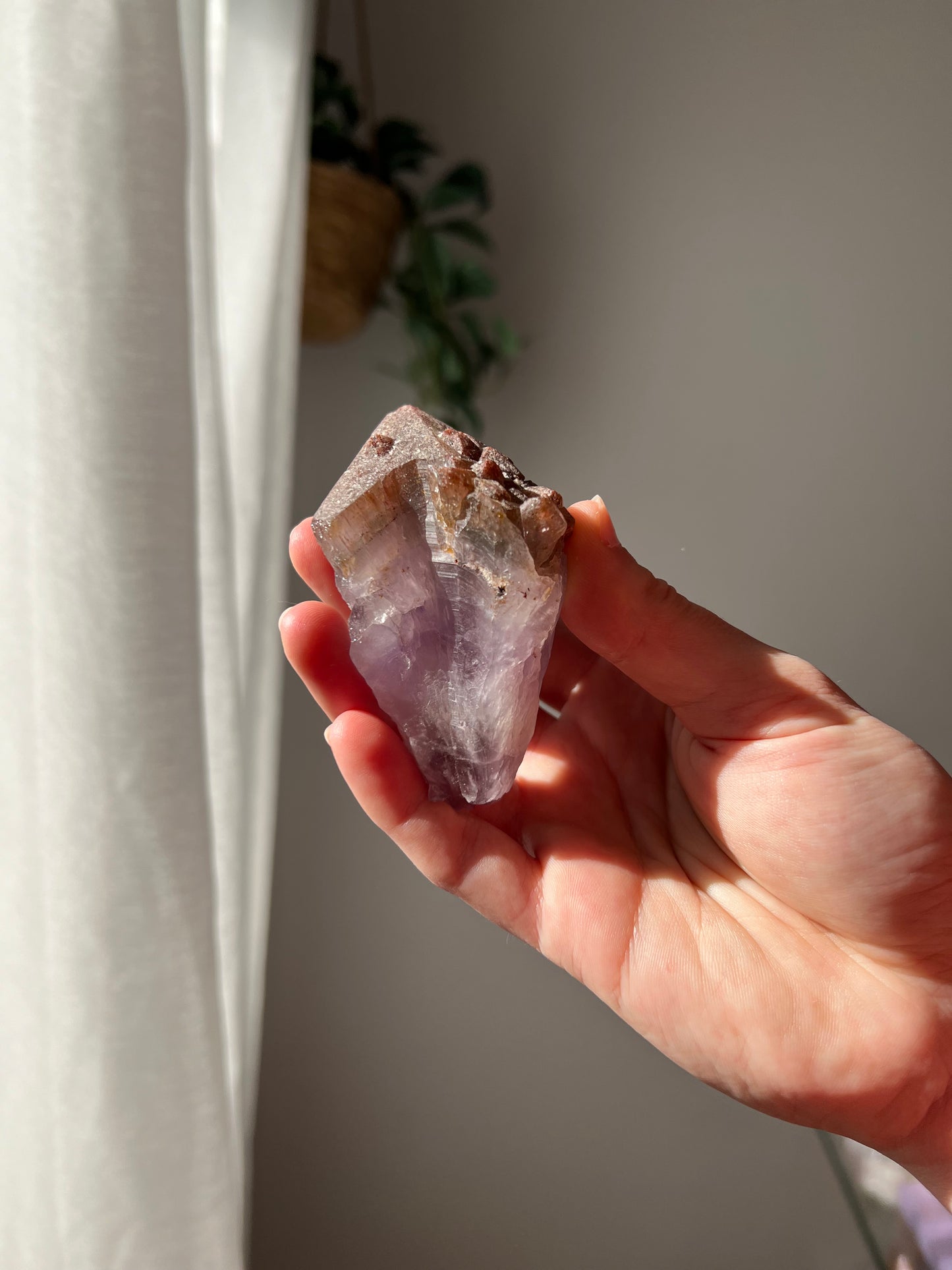 Amethyst with Hematite from Brazil