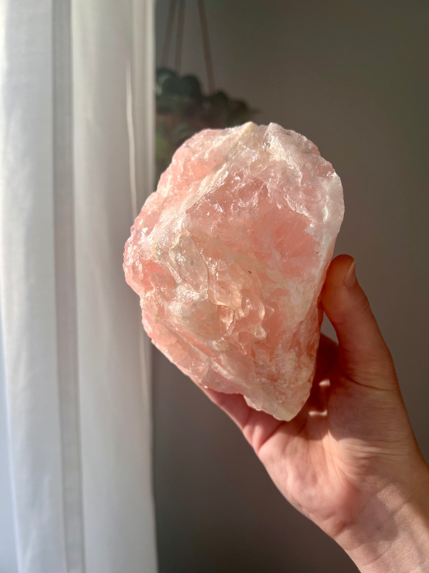 Rose Quartz chunk from Brazil 09