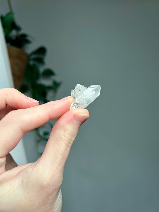 Apophyllite point from India