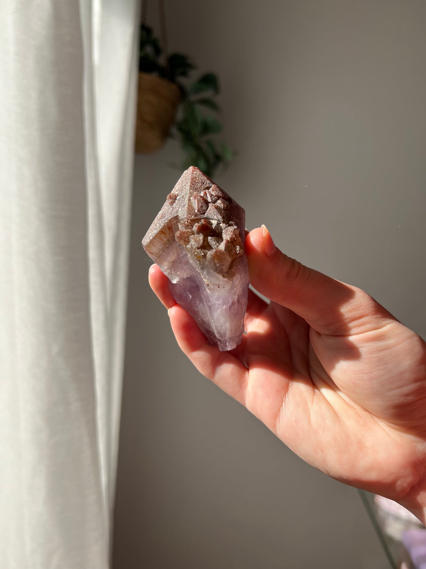 Amethyst with Hematite from Brazil