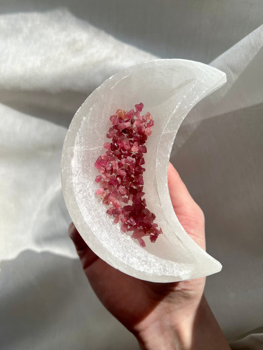 10 pieces of mini Pink Tourmaline from Brazil