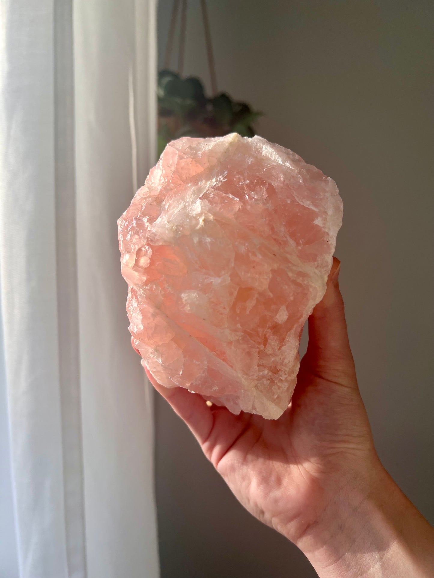 Rose Quartz chunk from Brazil 09