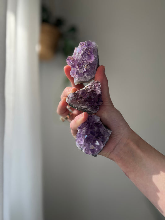 Amethyst cluster from Brazil