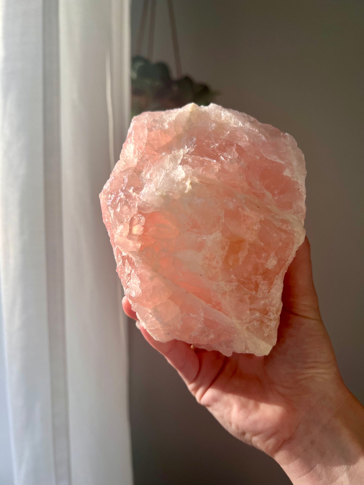 Rose Quartz chunk from Brazil 09