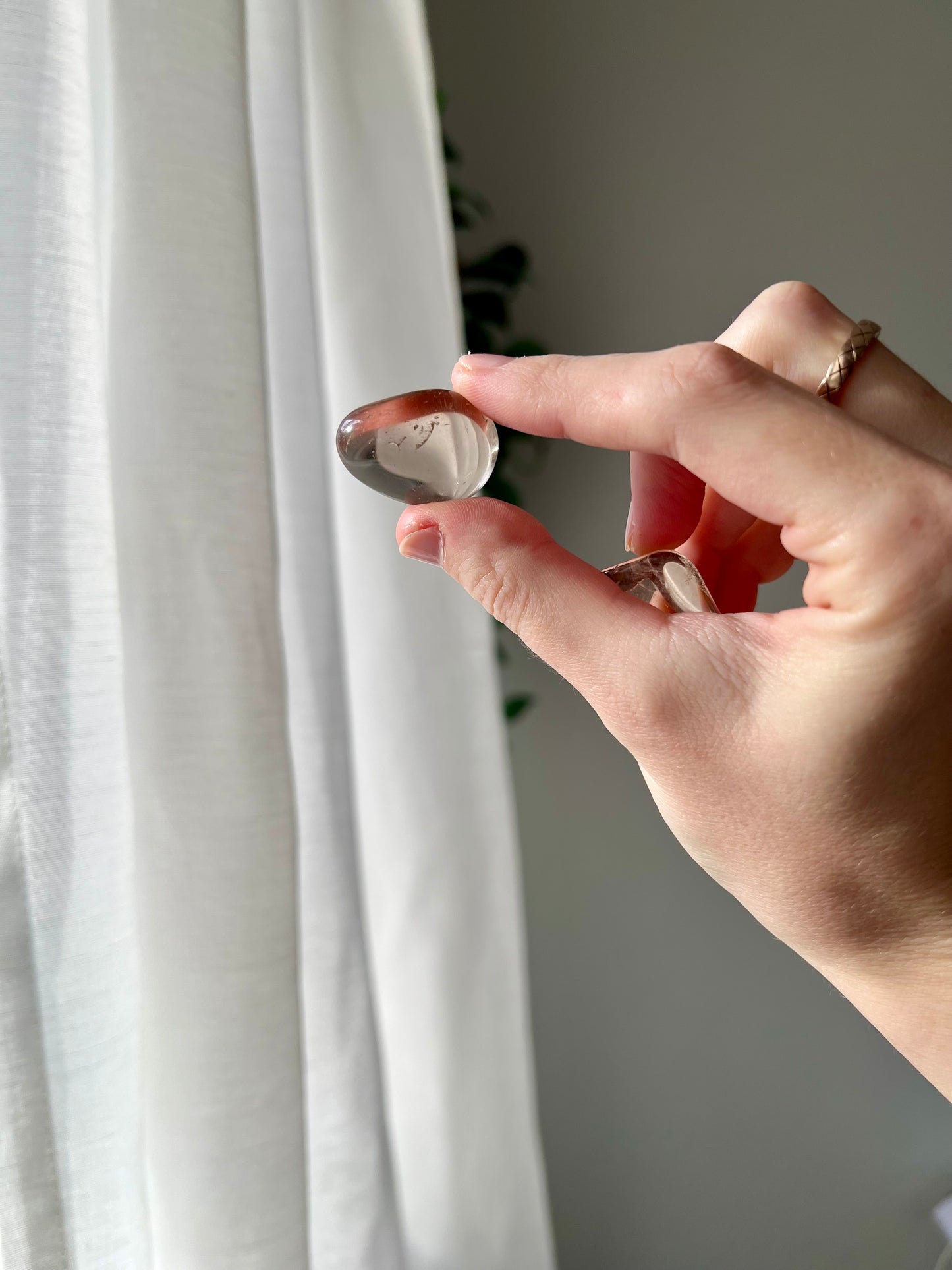 AA grade Smokey Quartz tumbled stone from Brazil