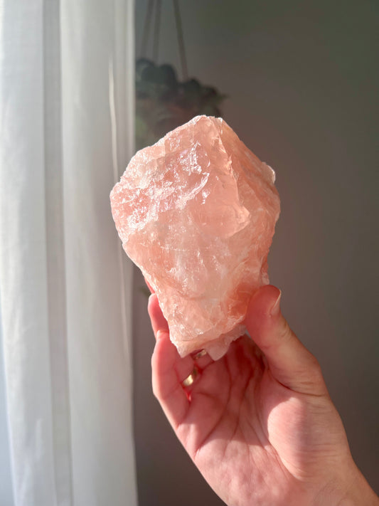 Rose Quartz chunk from Brazil 08