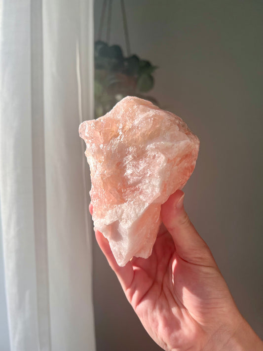 Rose Quartz chunk from Brazil 08