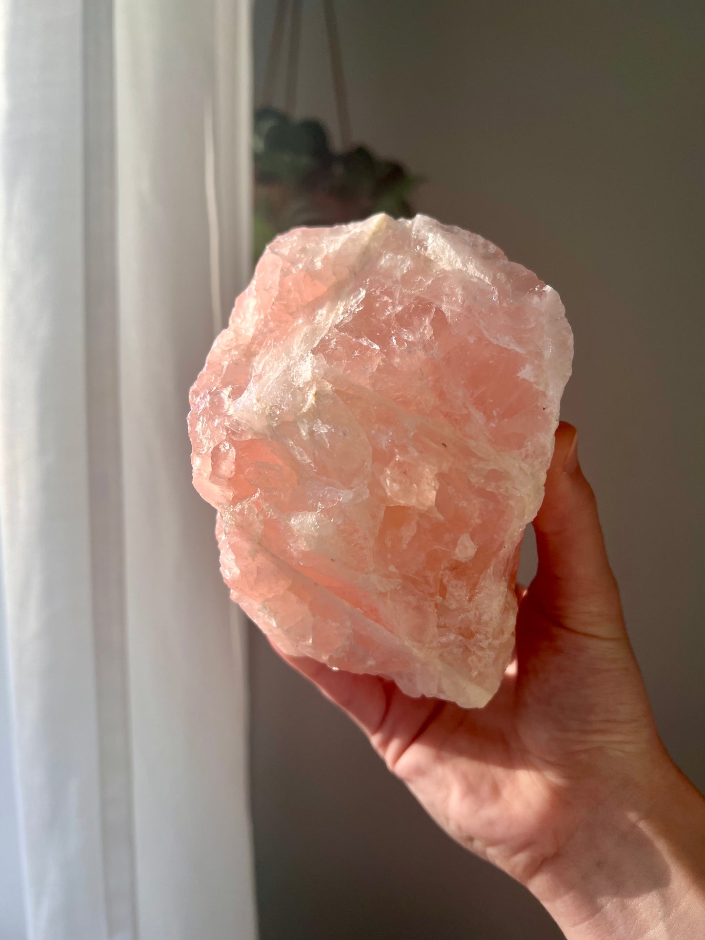 Rose Quartz chunk from Brazil 09