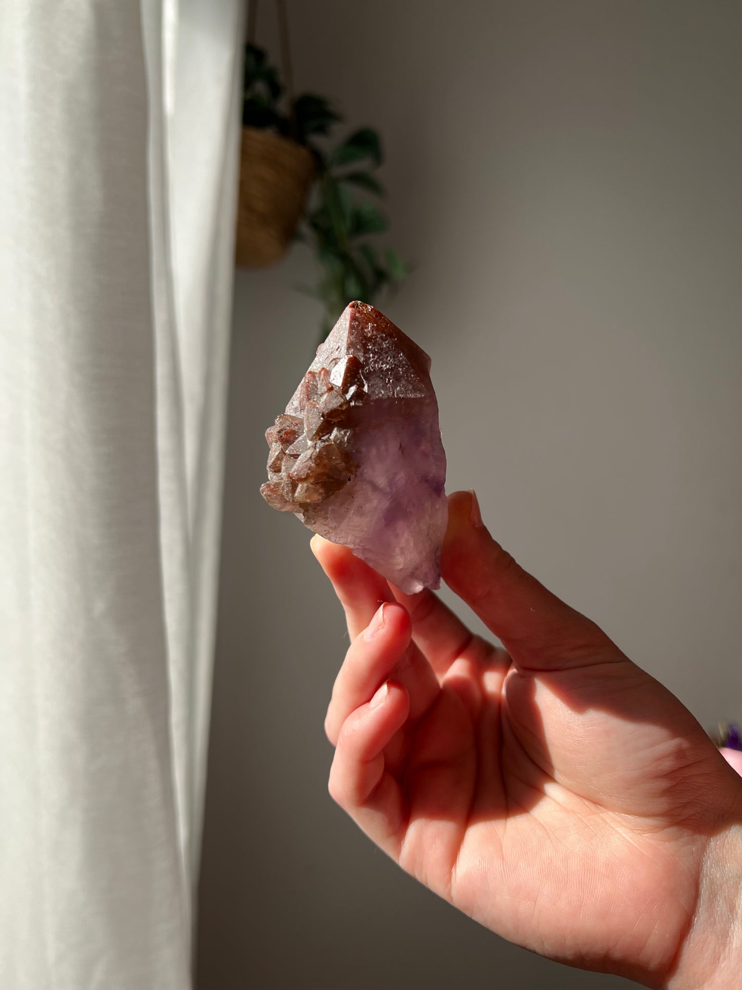 Amethyst with Hematite from Brazil