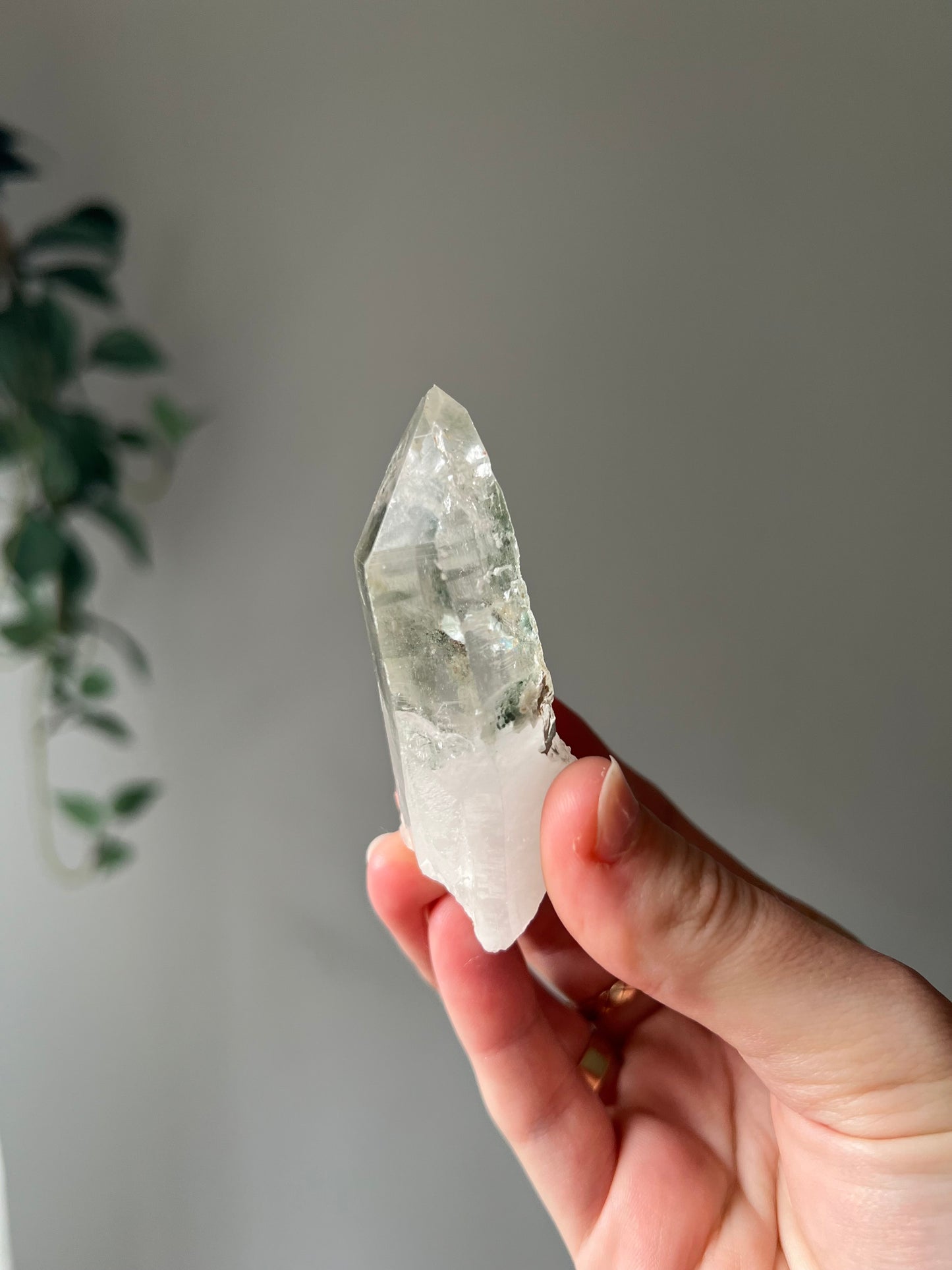 Himalayan Quartz with chlorite