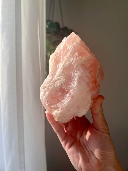 Rose Quartz chunk from Brazil 09