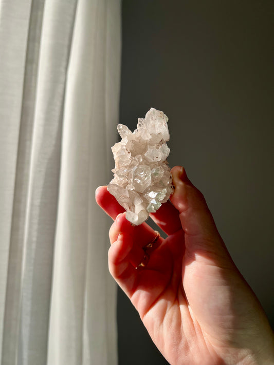 Himalayan Quartz cluster with chlorite