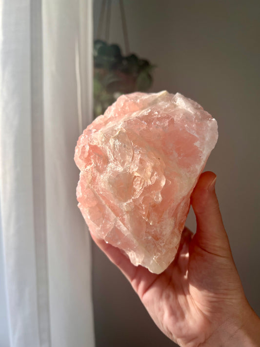 Rose Quartz chunk from Brazil 09