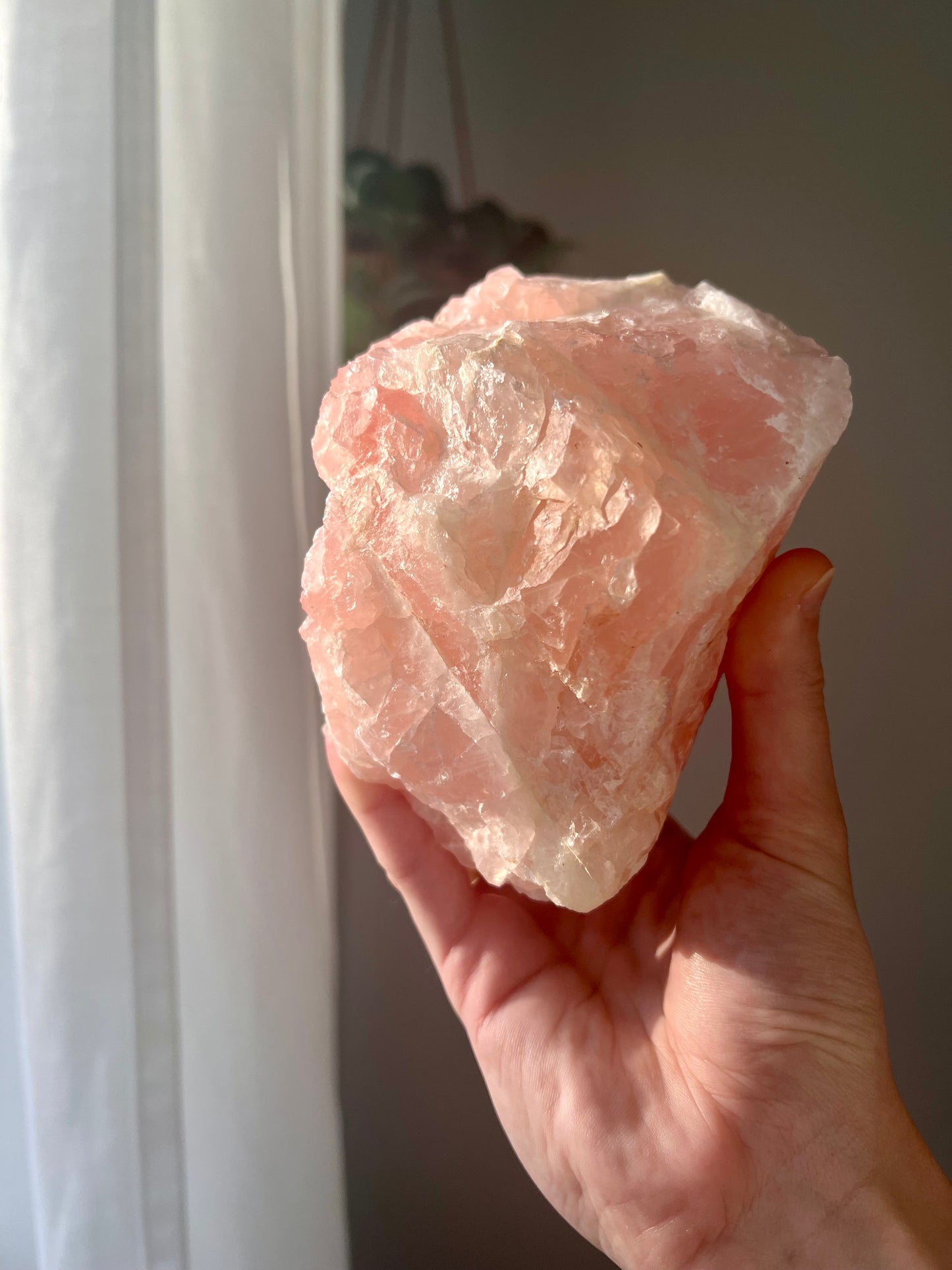 Rose Quartz chunk from Brazil 09
