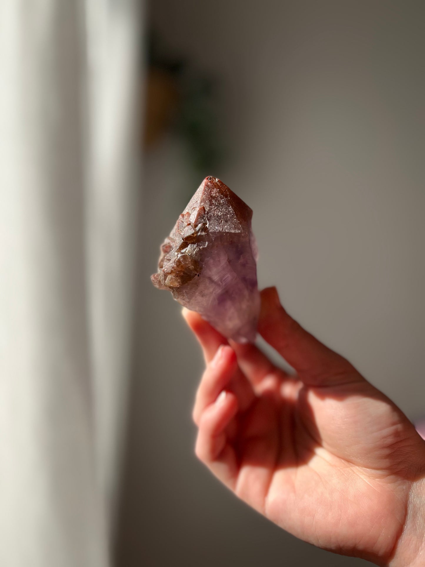 Amethyst with Hematite from Brazil
