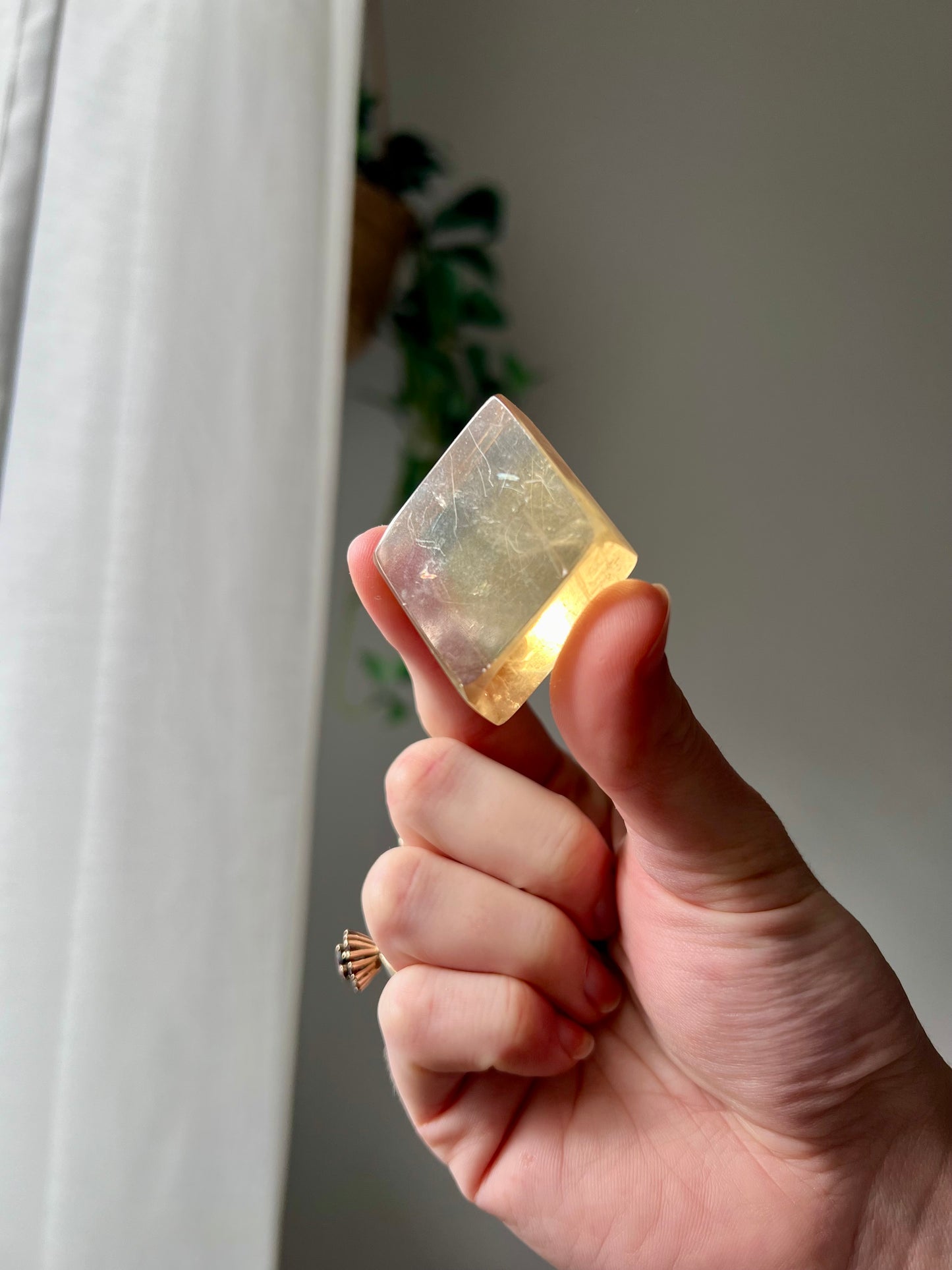 Honey Calcite from India