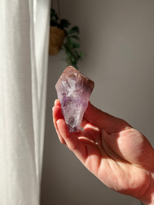 Amethyst with Hematite from Brazil