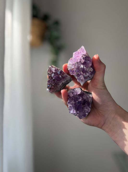 Amethyst cluster from Brazil