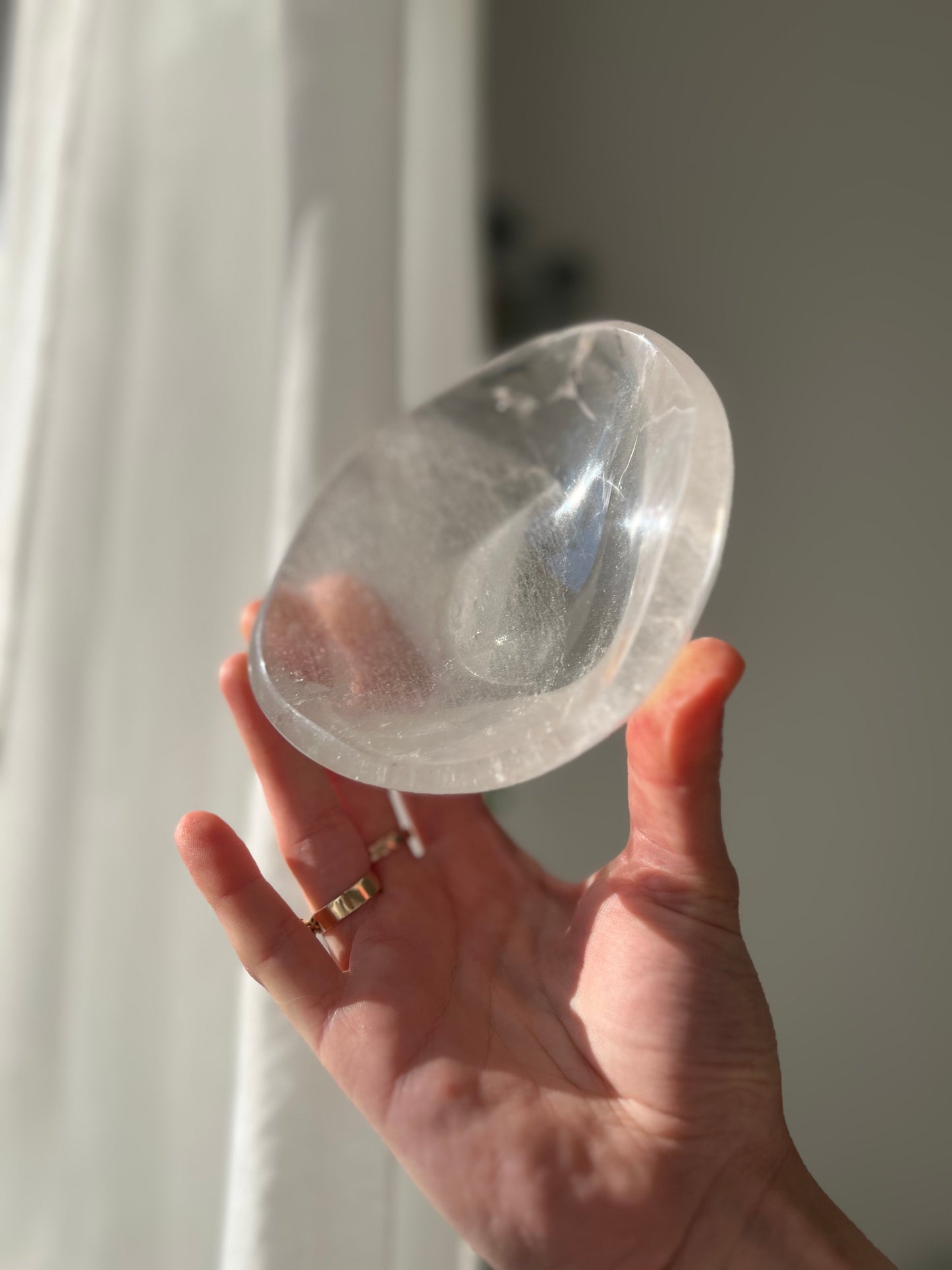 Clear Quartz bowl from Brazil