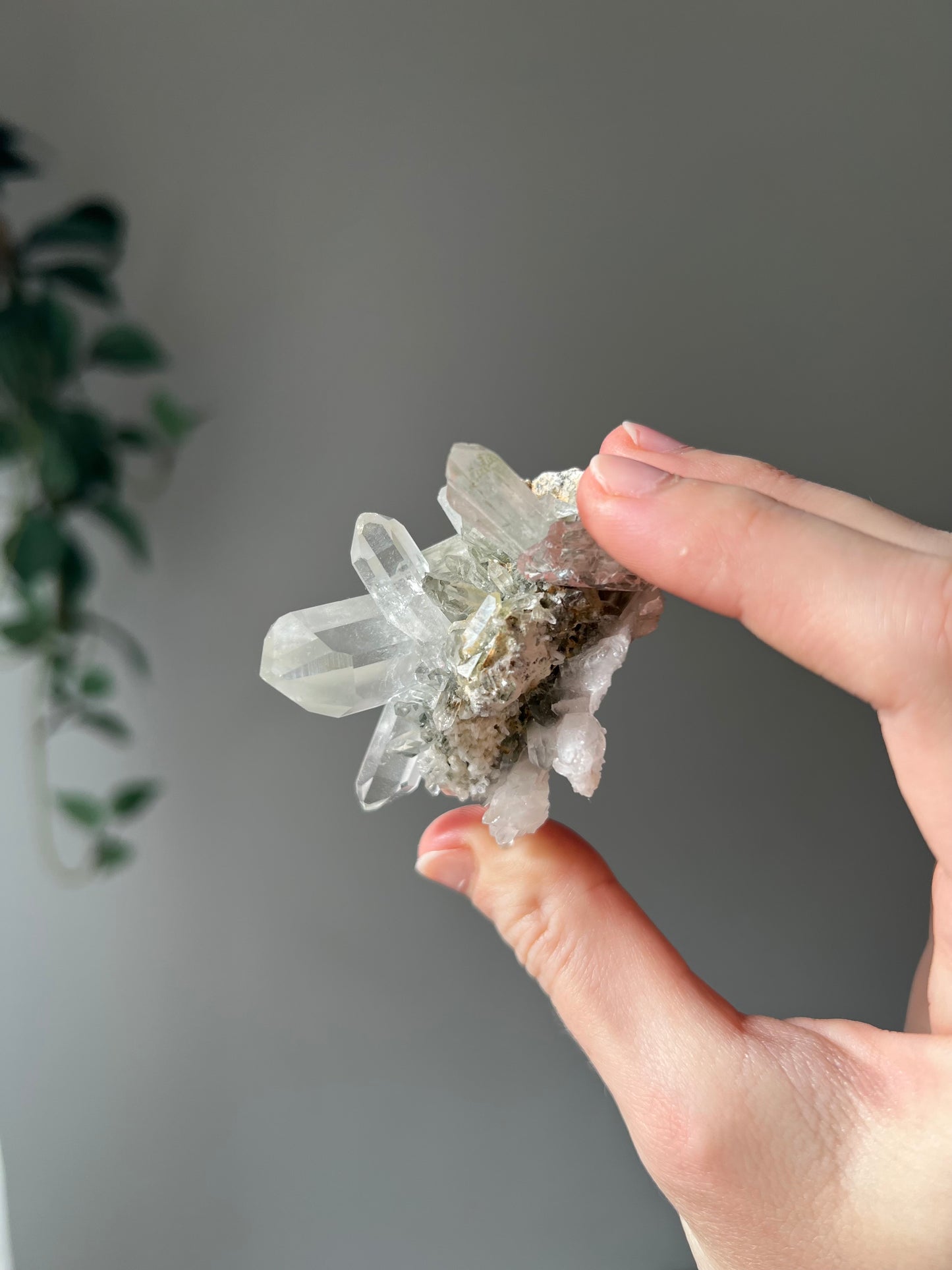 Quartz with chlorite from Afghanistan