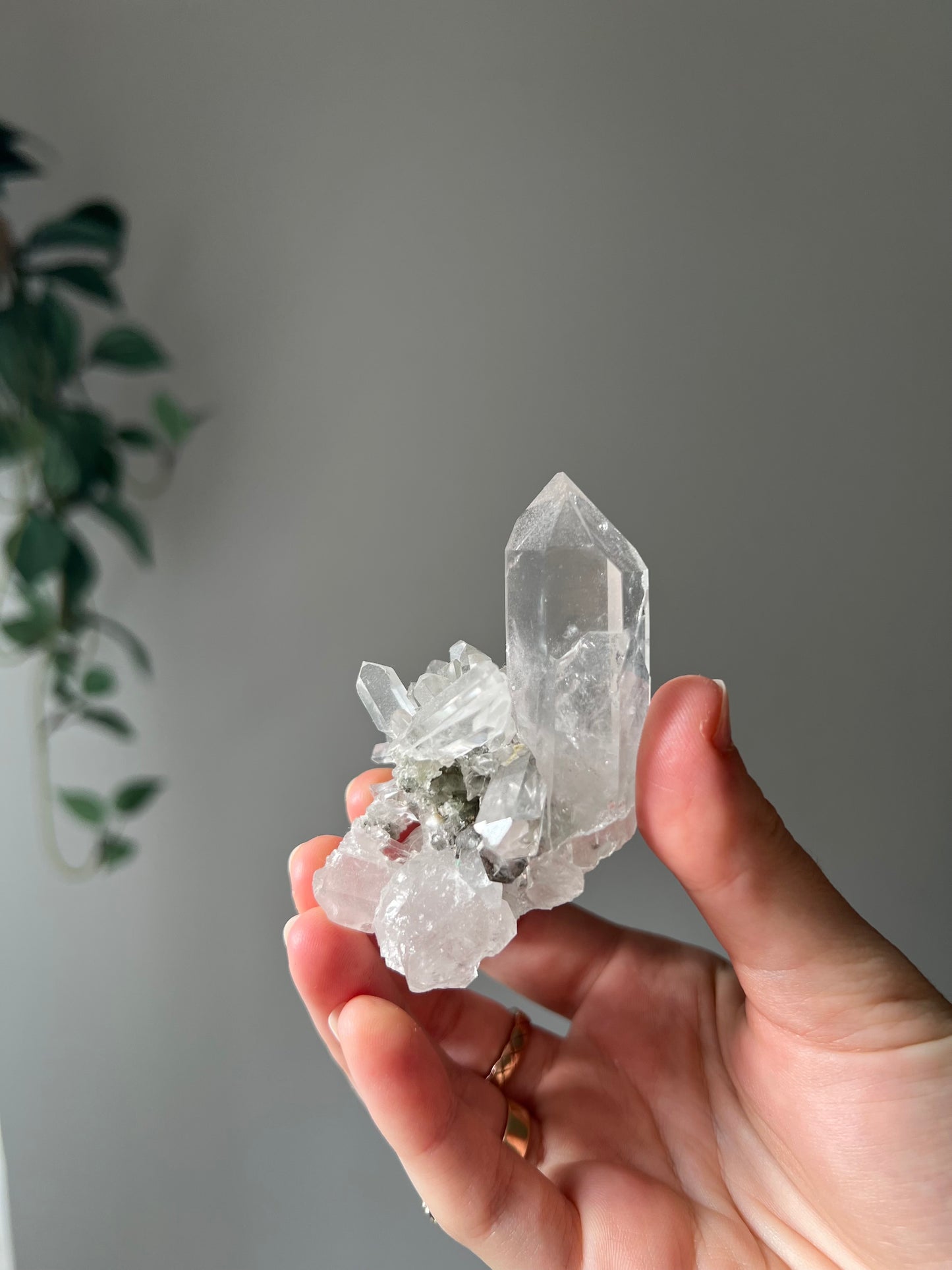 Quartz with Chlorite from Afghanistan