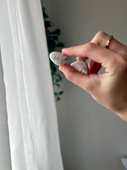 African Howlite Tumbled stone