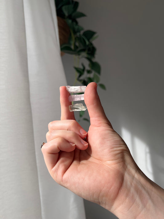 Trio of Kunzite, Hiddenite and Triphane 02