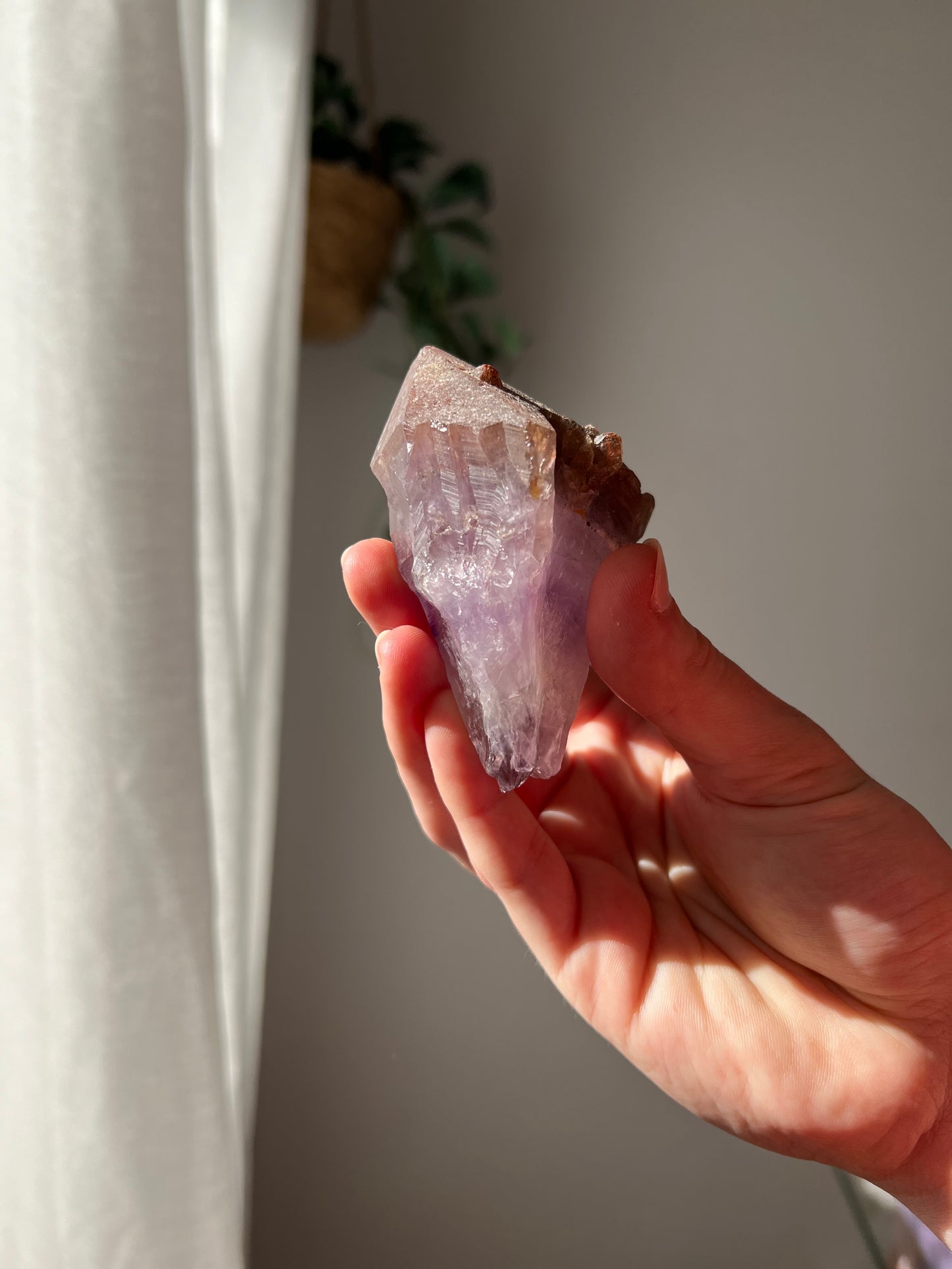 Amethyst with Hematite from Brazil