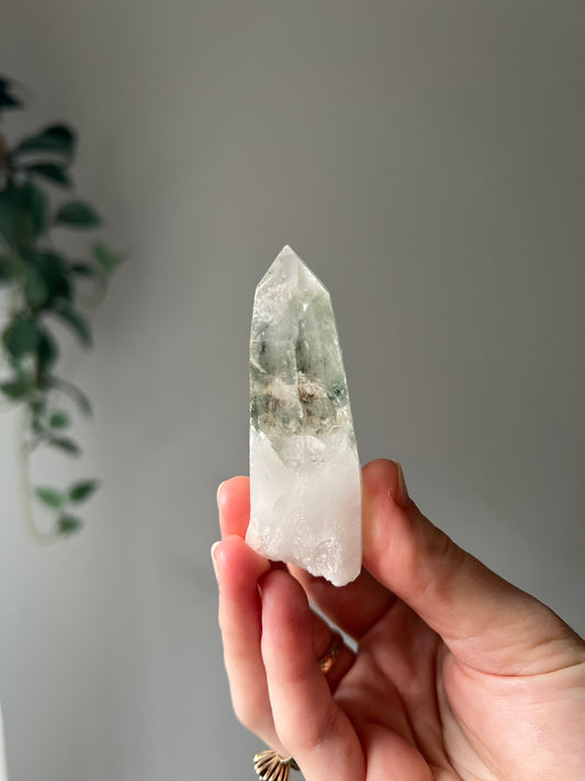 Himalayan Quartz with chlorite