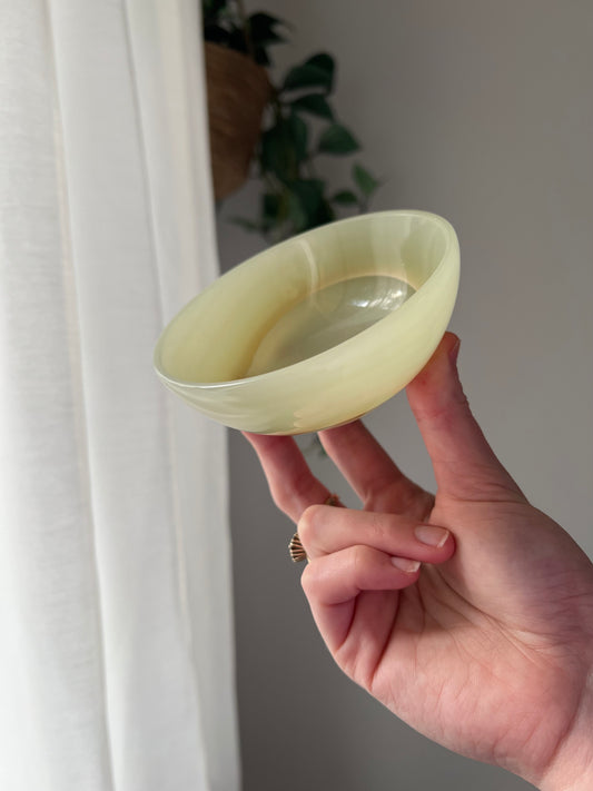 Aragonite bowl from Morocco