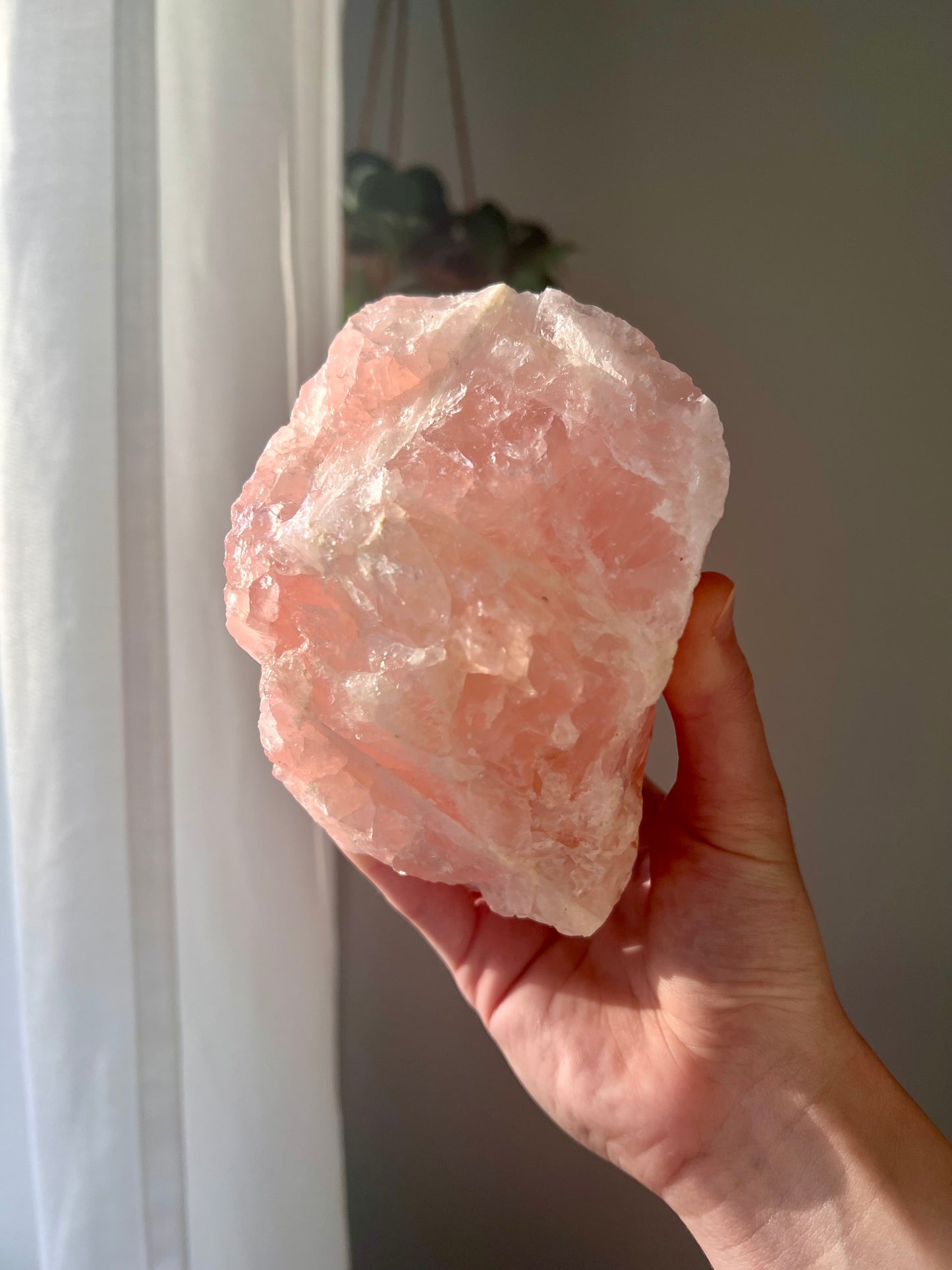 Rose Quartz chunk from Brazil 09