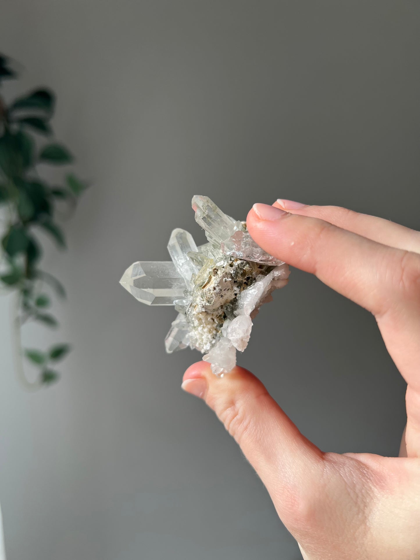 Quartz with chlorite from Afghanistan