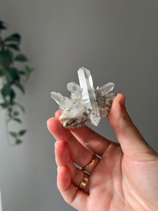 Quartz with chlorite from Afghanistan