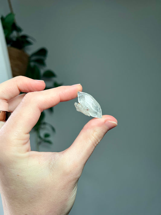 Apophyllite point from India