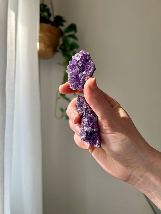 Amethyst cluster from Brazil