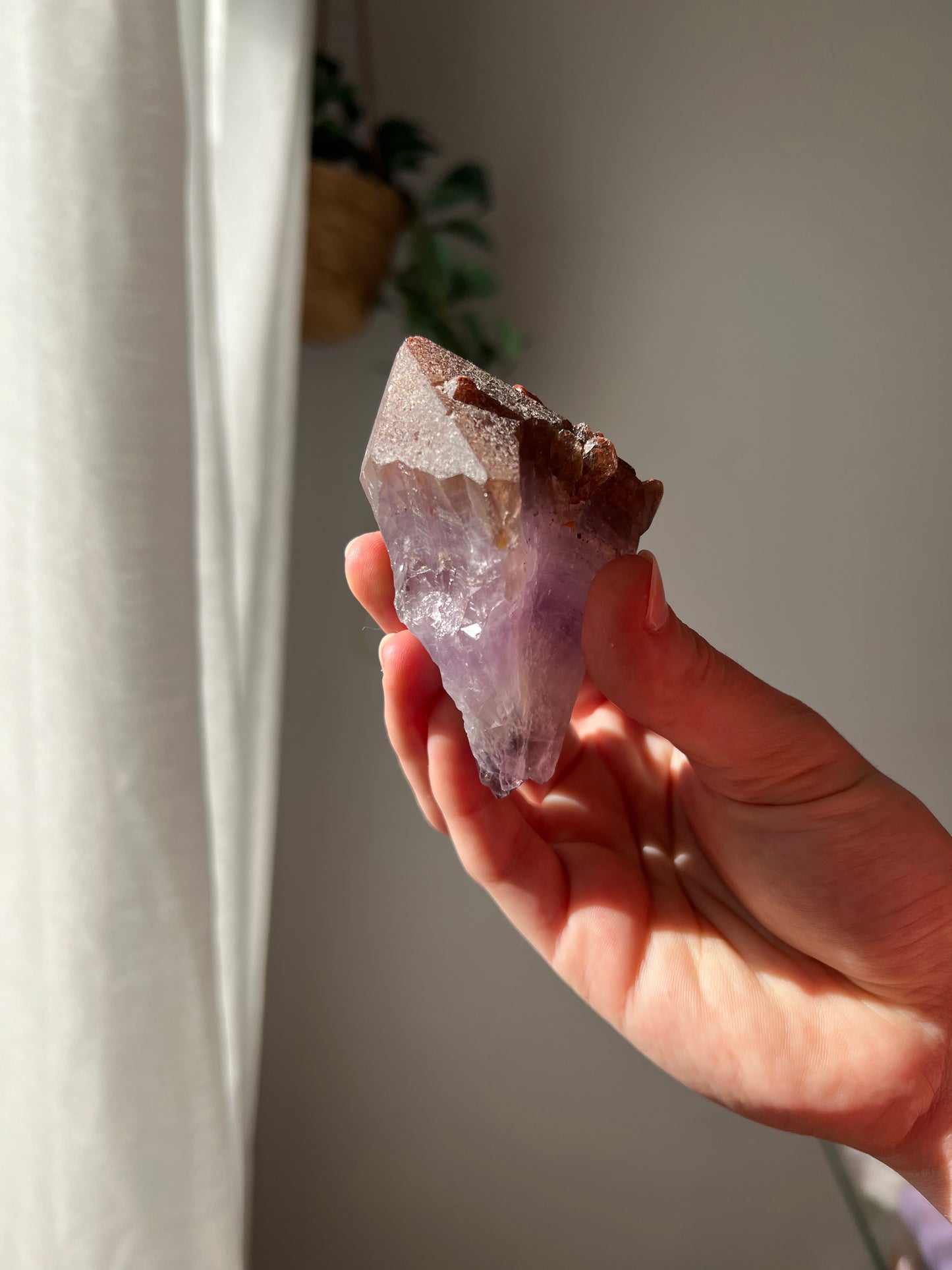 Amethyst with Hematite from Brazil