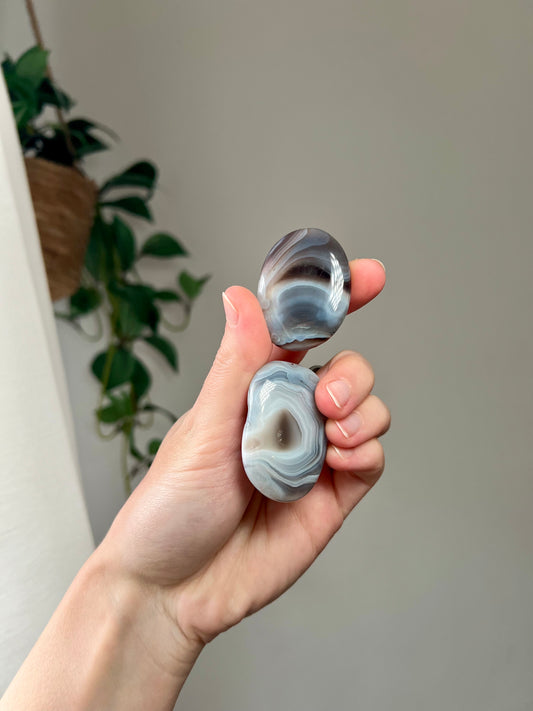 Agate palmstone from Botswana