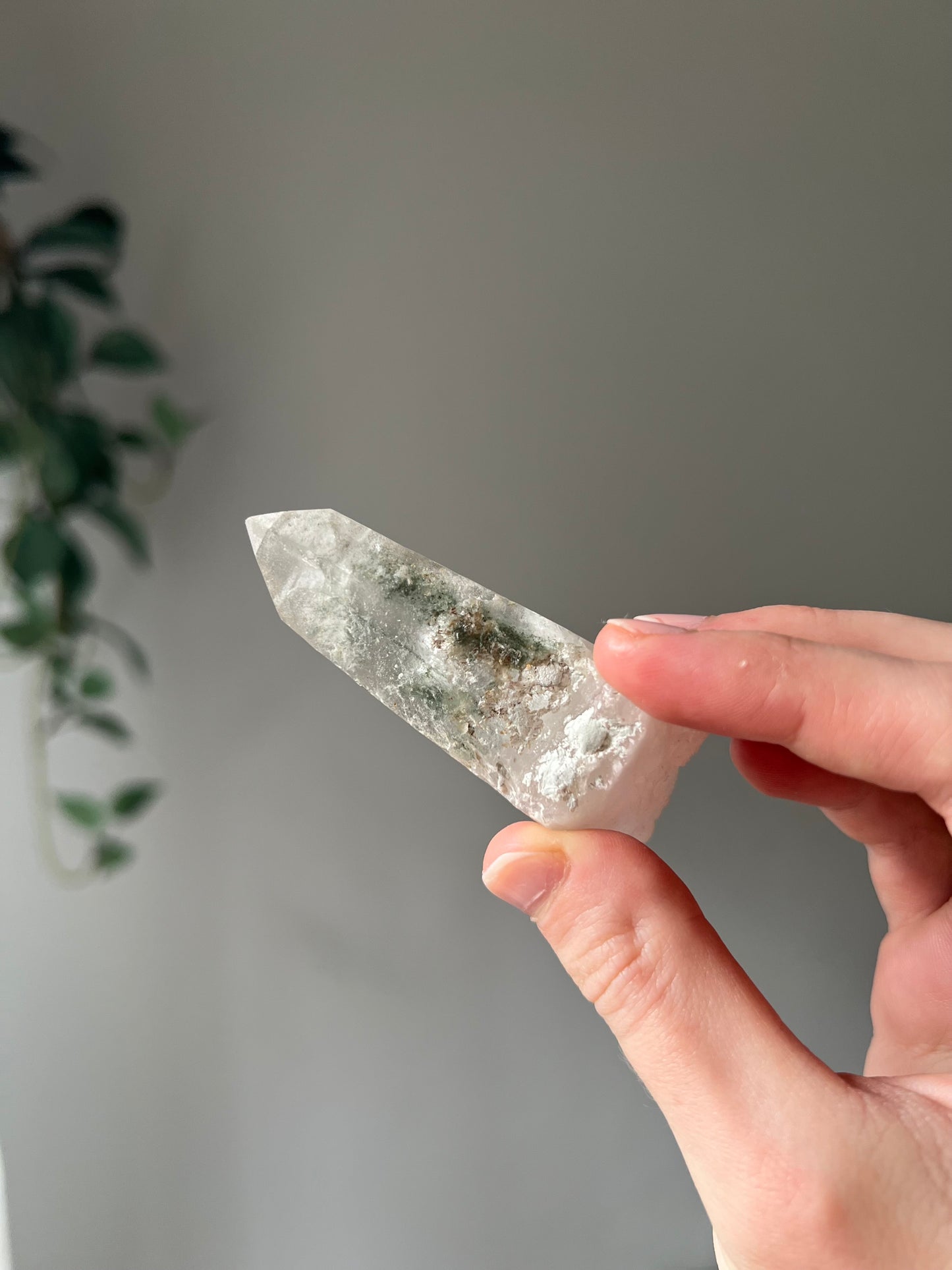 Himalayan Quartz with chlorite