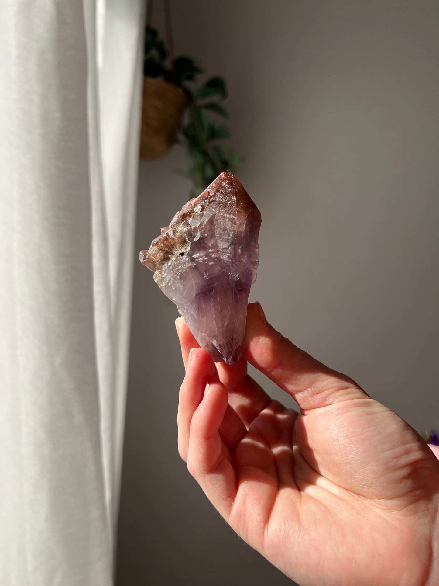 Amethyst with Hematite from Brazil