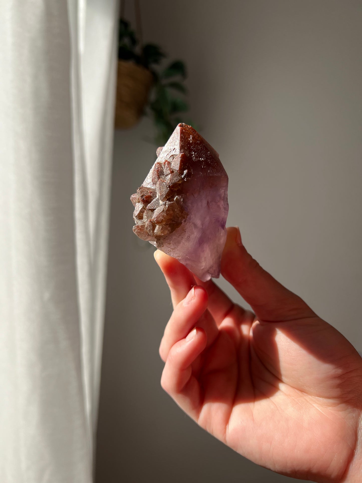 Amethyst with Hematite from Brazil
