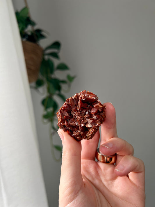 Rare high quality Vanadinite from Mibladen, Midelt Morocco